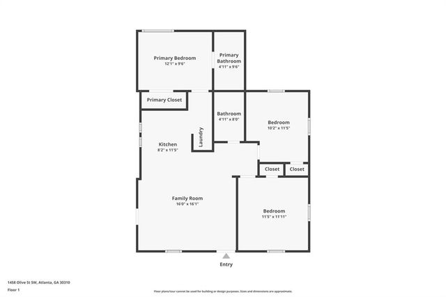 1458 Olive Street SW, Atlanta, GA 30310
