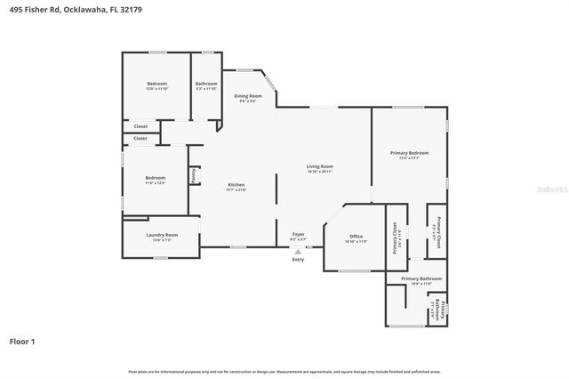 495 FISHER ROAD, Ocklawaha, FL 32179