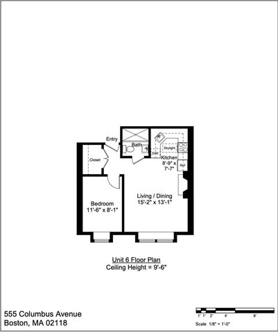 555 Columbus Ave 6, Boston, MA 02118
