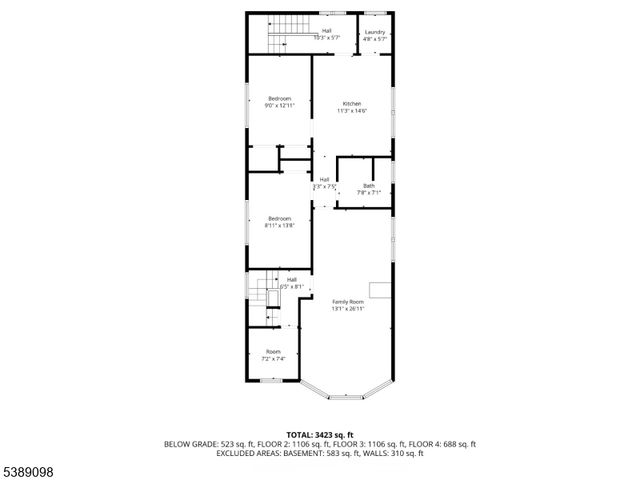 36 6Th St, Harrison Town, NJ 07029