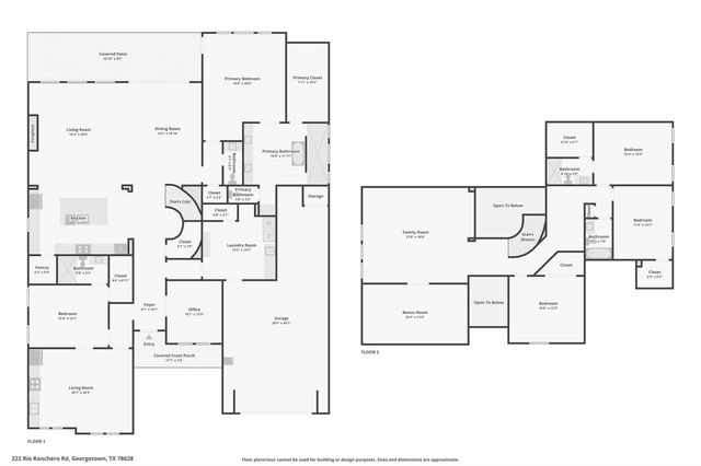 222 Rio Ranchero RD, Georgetown, TX 78628