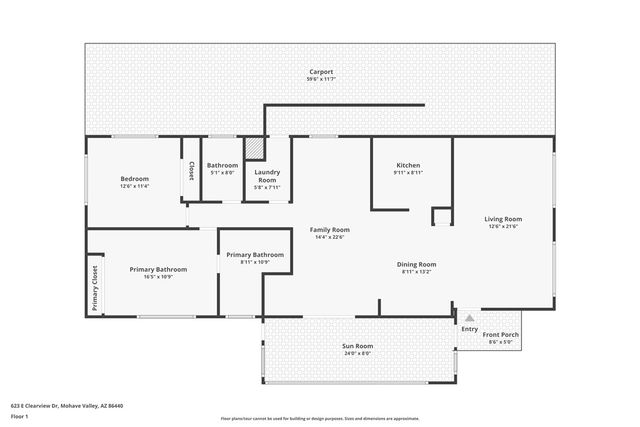 623 E Clearview Dr Drive, Mohave Valley, AZ 86440