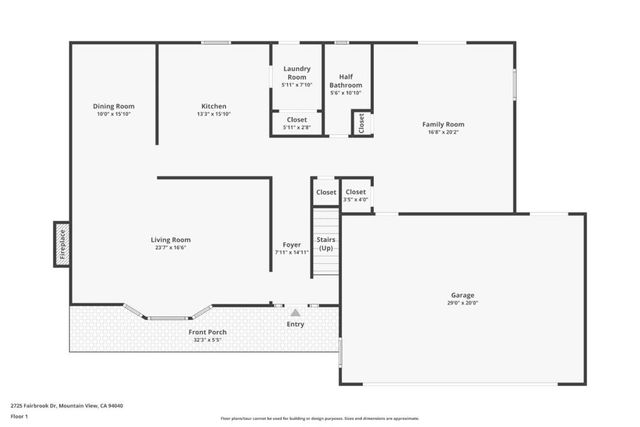 2725 Fairbrook Drive, Mountain View, CA 94040