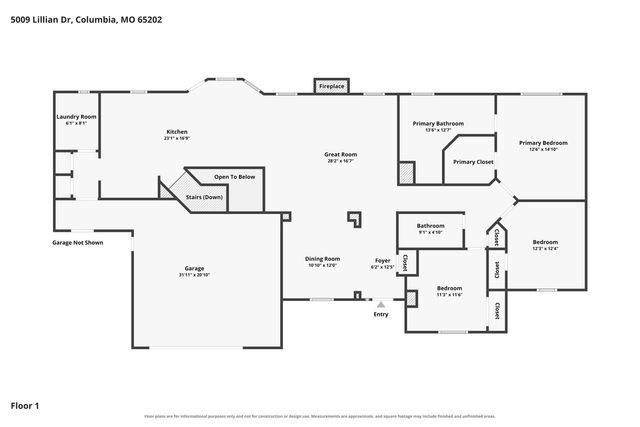 5009 LILLIAN DR, Columbia, MO 65202