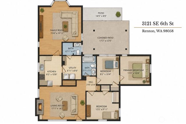 3121 SE 6th Street, Renton, WA 98058