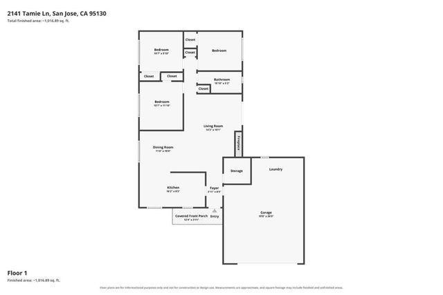 2141 Tamie Lane, San Jose, CA 95130