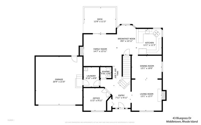 43 Blue Grass Drive, Middletown, RI 02842