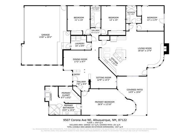 9507 Corona Avenue NE, Albuquerque, NM 87122