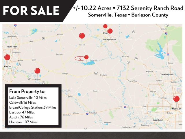 7132 Serenity Ranch RD, Somerville, TX 77879