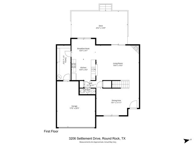 3206 Settlement DR, Round Rock, TX 78665