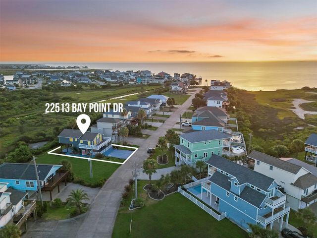 22513 Bay Point Drive, Galveston, TX 77554