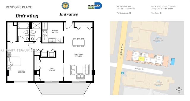 4301 Collins Ave 803, Miami Beach, FL 33140