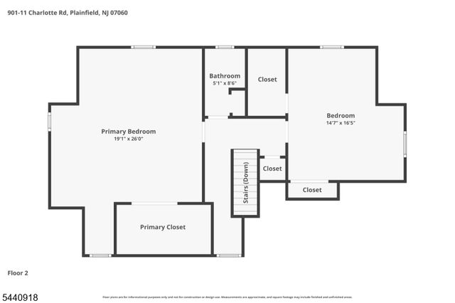 905 CHARLOTTE ROAD, Plainfield City, NJ 07060