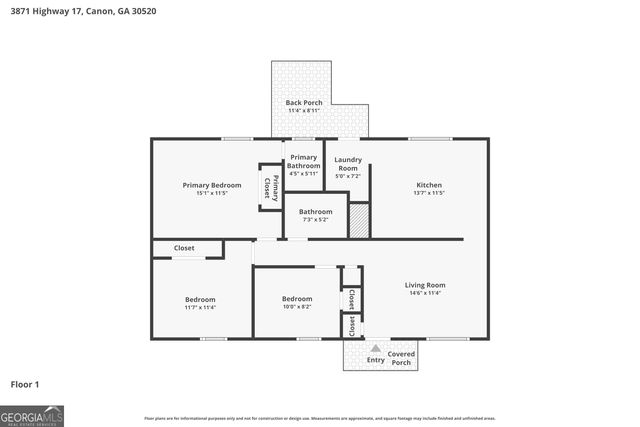 3871 Highway 17, Canon, GA 30520