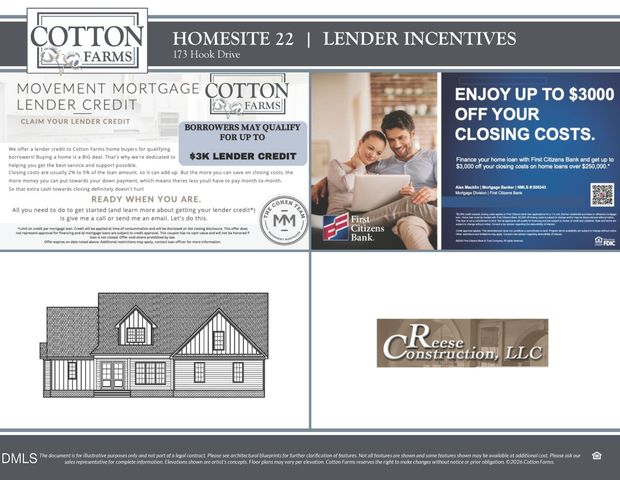 173 Hook Drive Lot 22, Fuquay Varina, NC 27526