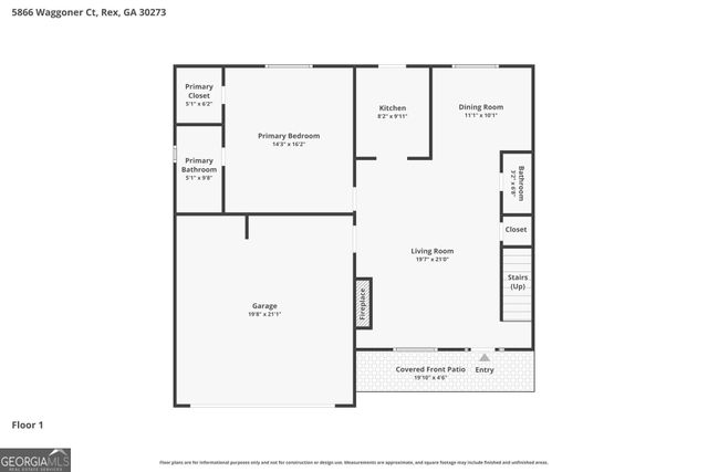 5866 Waggoner Court, Rex, GA 30273