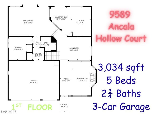 9589 Ancala Hollow Court, Las Vegas, NV 89148