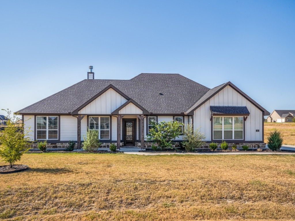 145 Prairie Meadows Court, Rhome, TX 76078 — exterior
