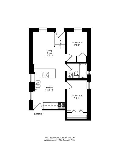 2117 W 18th Street 1R, Chicago, IL 60608