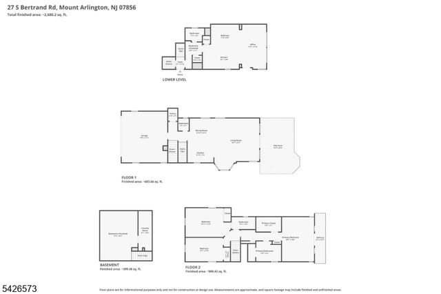27 S Bertrand Rd, Mount Arlington Boro, NJ 07856