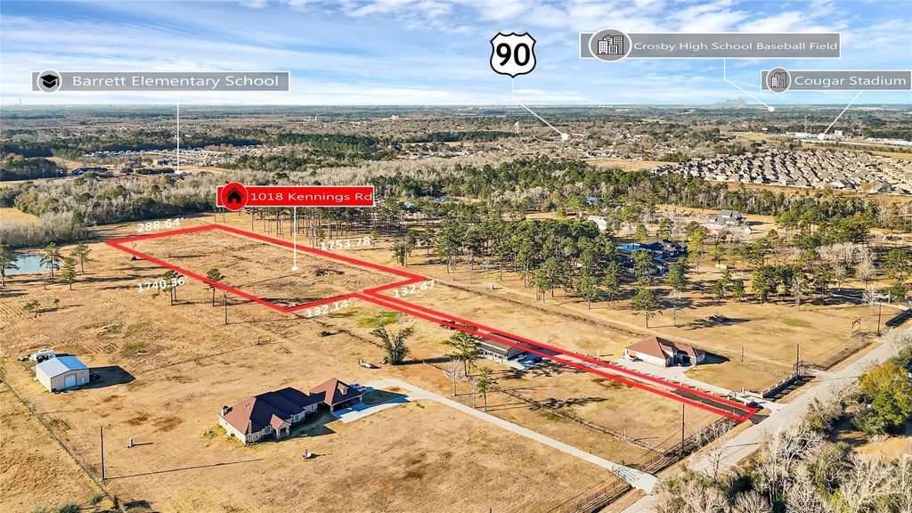 1018 Kennings Road, Crosby, TX 77532