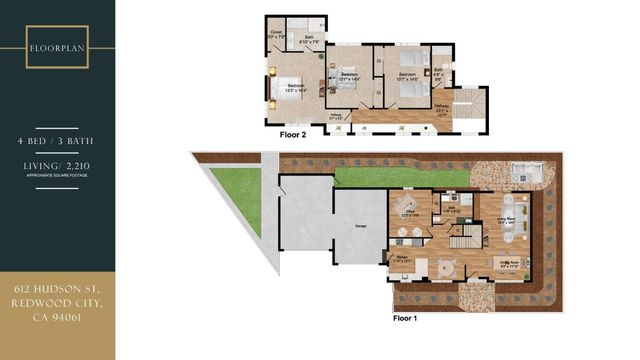 612 Hudson Street, Redwood City, CA 94061