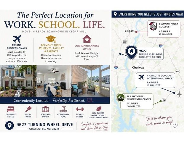 9627 Turning Wheel Drive, Charlotte, NC 28214