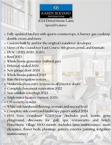 4324 Doverstone Lane, Greensboro, NC 27407