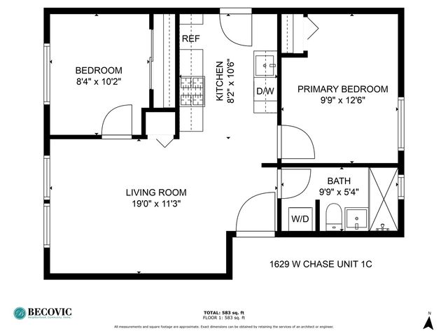 1629 W Chase Avenue 1C, Chicago, IL 60626