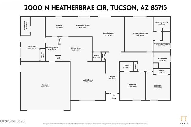 2000 N Heatherbrae Circle, Tucson, AZ 85715