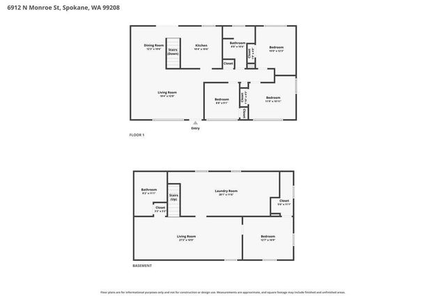 6912 N N MONROE St, Spokane, WA 99208