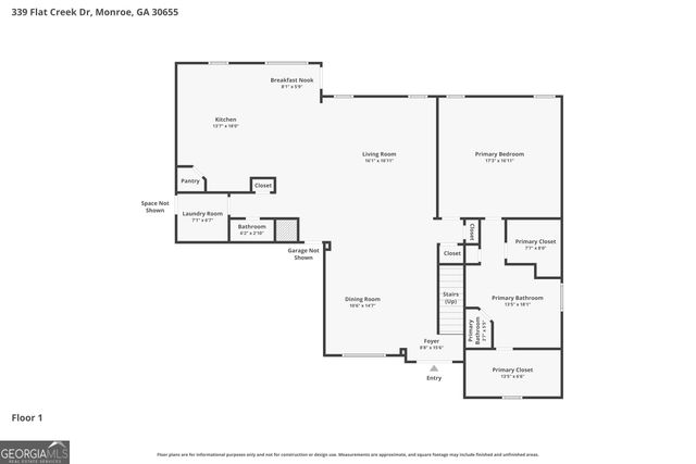 339 Flat Creek Drive, Monroe, GA 30655