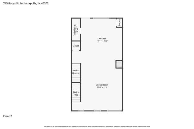 745 Bates Street, Indianapolis, IN 46202