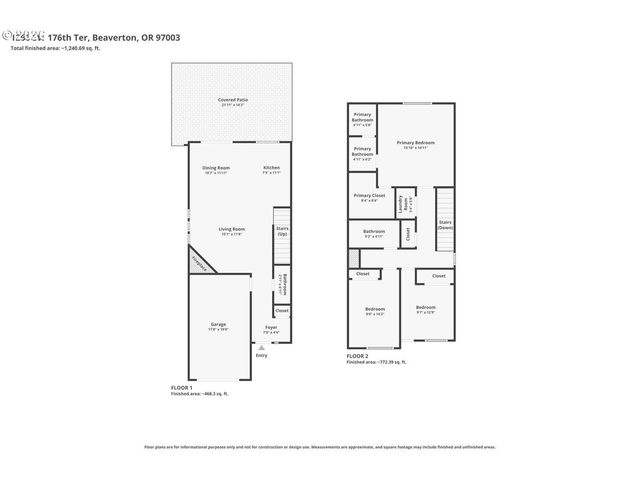 1266 Sw 176TH Ter, Beaverton, OR 97003
