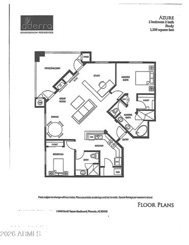 11640 N Tatum Boulevard 1102, Phoenix, AZ 85028