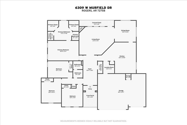 6309 W Murfield Drive, Rogers, AR 72758
