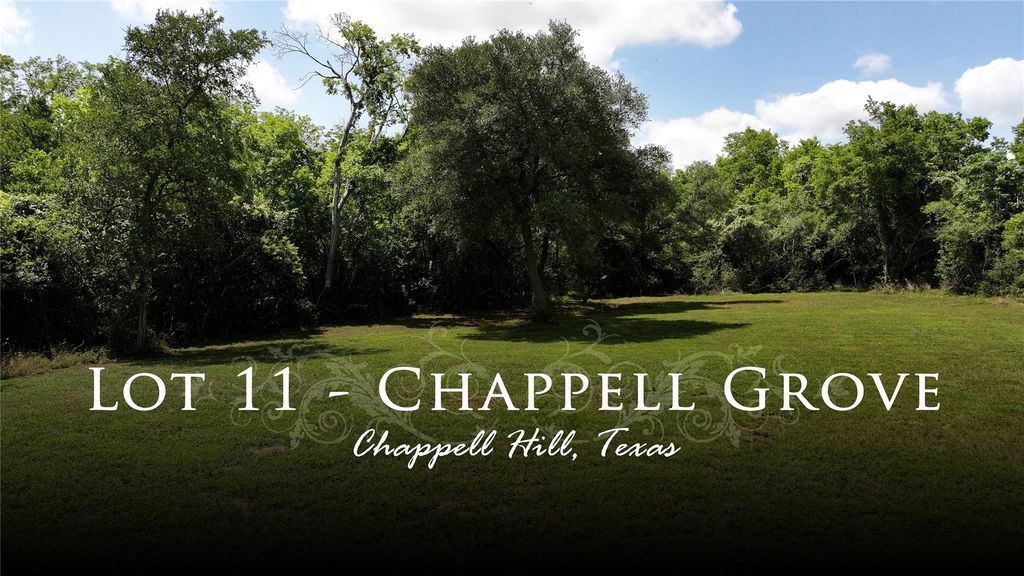 TBD Chappel Grove Lane, Chappell Hill, TX 77426