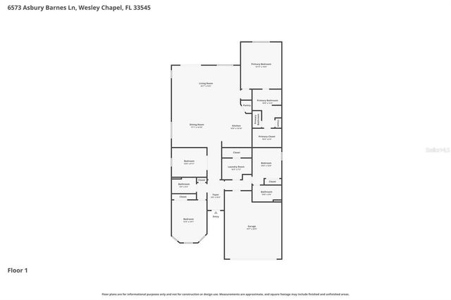 6573 ASBURY BARNES LANE, Wesley Chapel, FL 33545
