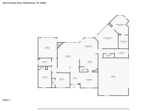 6831 Brooke Boulevard, Midlothian, TX 76065