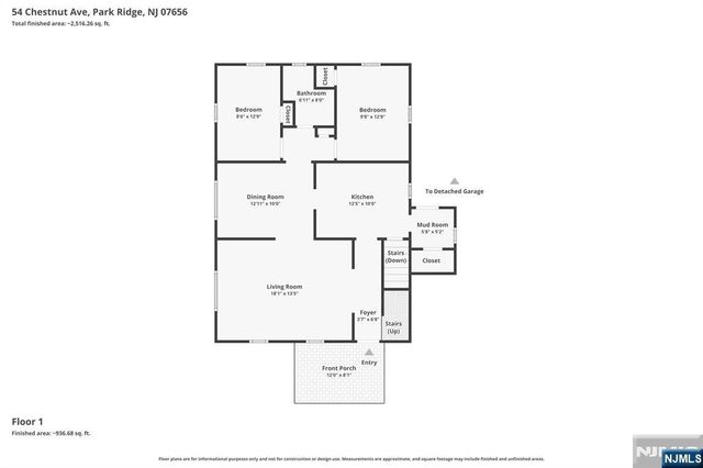 54 Chestnut Avenue, Park Ridge, NJ 07656