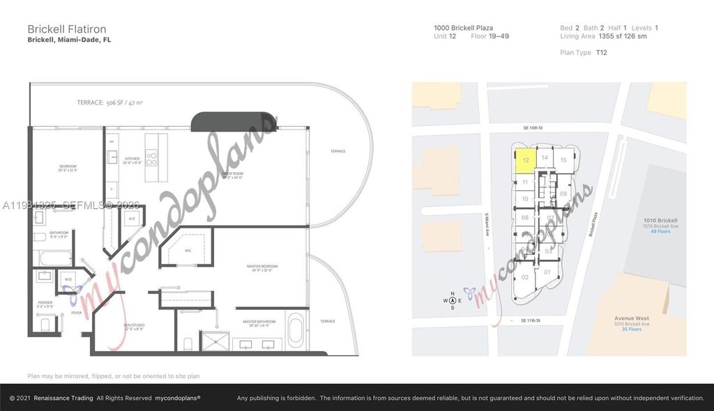 1000 Brickell Plz 2912, Miami, FL 33131