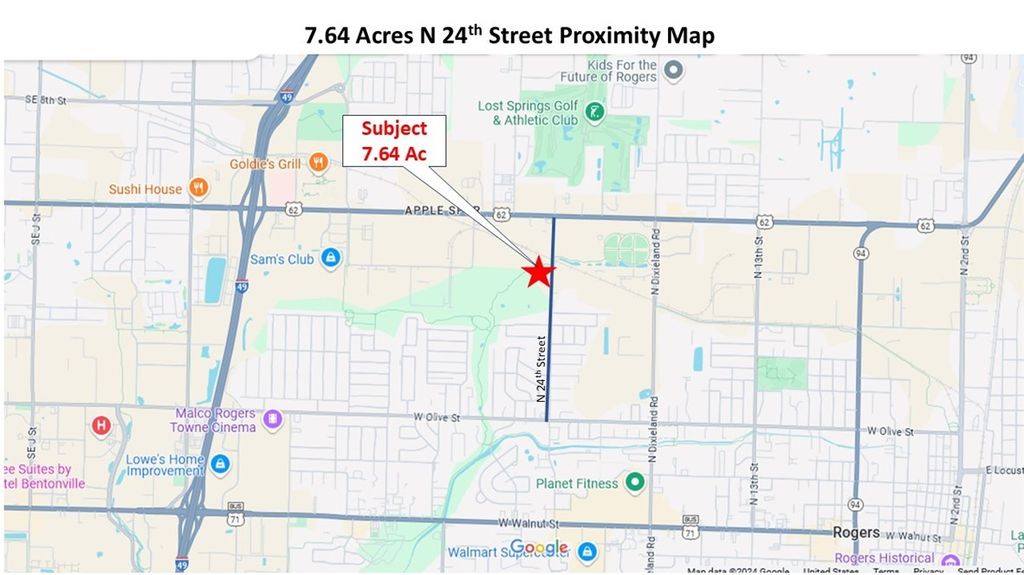 7.64(M/L) AC N 24th Street, Rogers, AR 72756