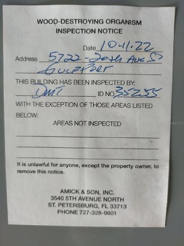 5722 20TH AVENUE S, Gulfport, FL 33707