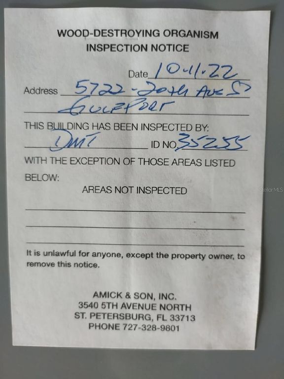 Image 41 of property listing at 5722 20TH AVENUE S, Gulfport, FL 33707