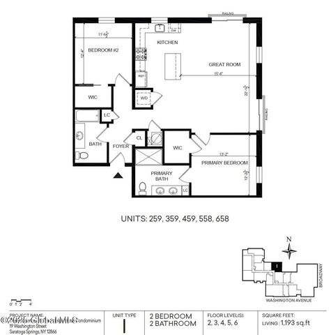 19 Washington Street 259 I, Saratoga Springs, Inside, NY 12866