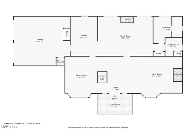 2834 Queens Courtyard Drive, Las Vegas, NV 89109