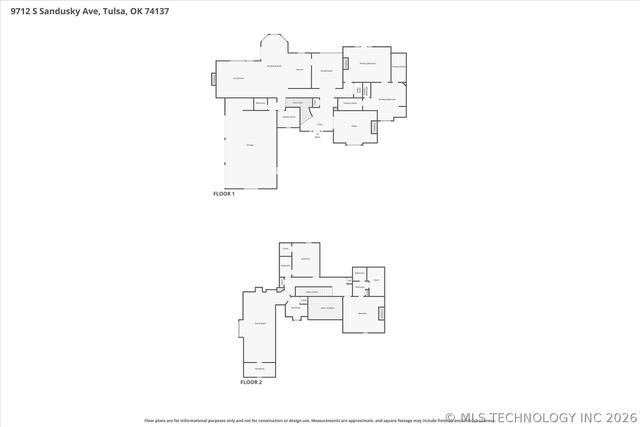 9712 S Sandusky Avenue, Tulsa, OK 74137