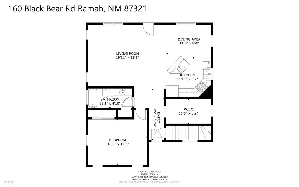 Image 101 of property listing at 160 Black Bear Road, Ramah, NM 87321