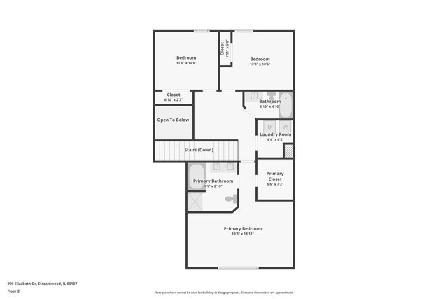 906 Elizabeth Drive, Streamwood, IL 60107