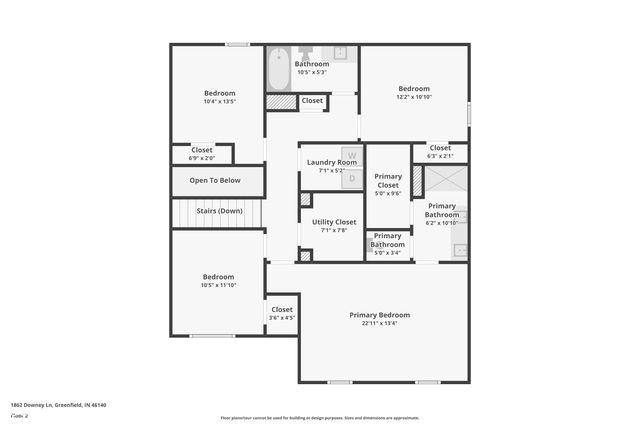 1862 Downey Lane, Greenfield, IN 46140